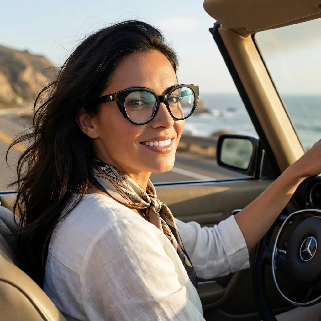 Hannover cat-eye bio-acetate reading glasses, black frame · ReFramed, photo 6 of 23
