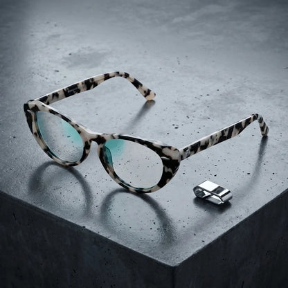 Havana cat-eye bio-acetate reading glasses, marble frame · ReFramed, photo 16 of 32