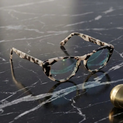 Havana cat-eye bio-acetate reading glasses, marble frame · ReFramed, photo 17 of 32