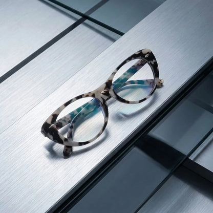Havana cat-eye bio-acetate reading glasses, marble frame · ReFramed, photo 18 of 32