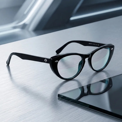 Havana cat-eye bio-acetate reading glasses, black frame · ReFramed, photo 7 of 32