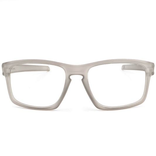 Lautaro RPET rectangular eyeglass frames in recycled plastic with clear lenses · ReFramed, photo 1 of 6
