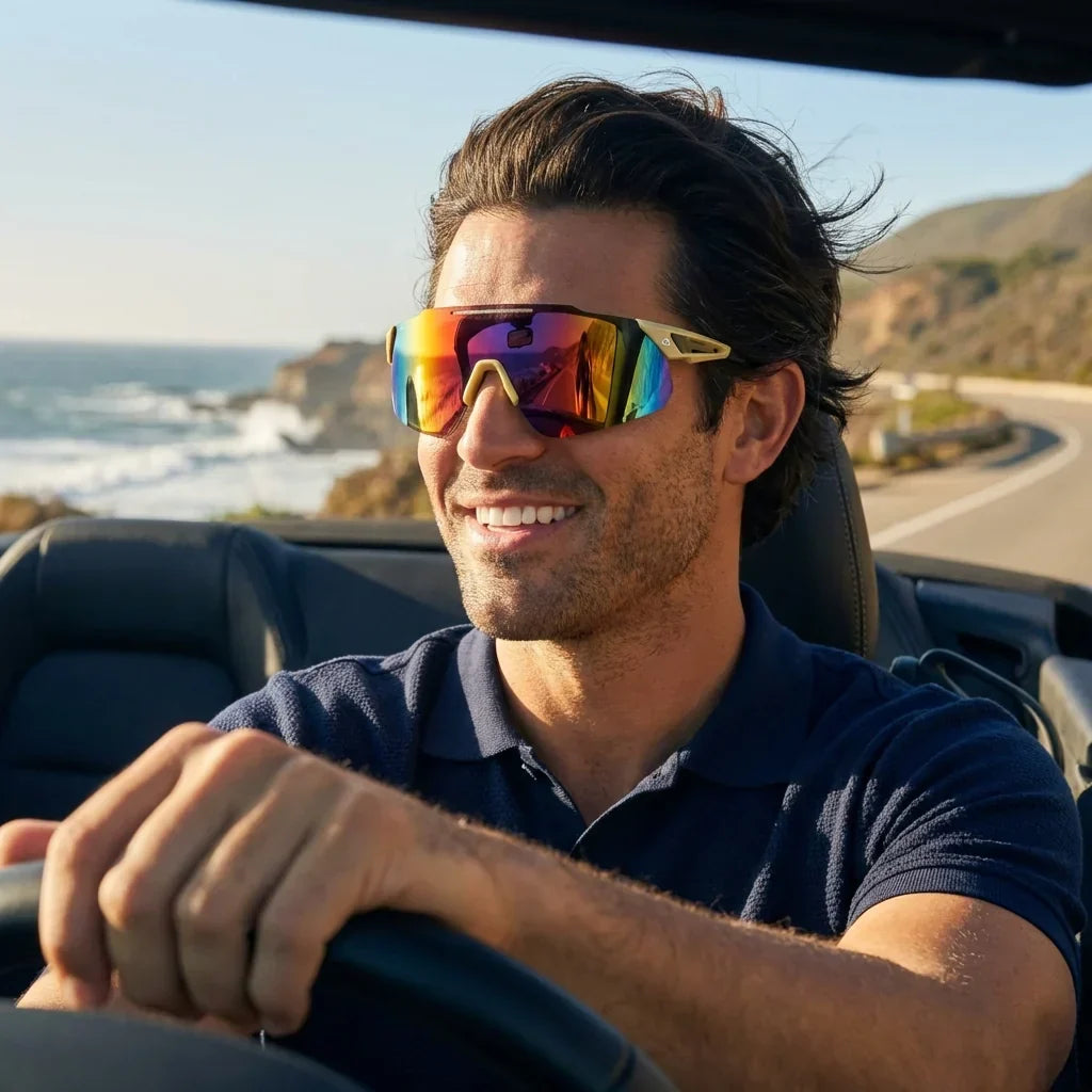 Snake sport sunglasses with polarized lenses, TR90 frame · ReFramed, photo 7 of 18