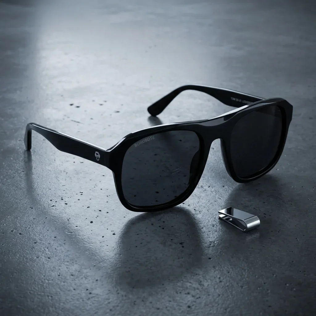 Tom oval sunglasses with polarized lenses, bio-acetate frame · ReFramed, photo 19 of 30