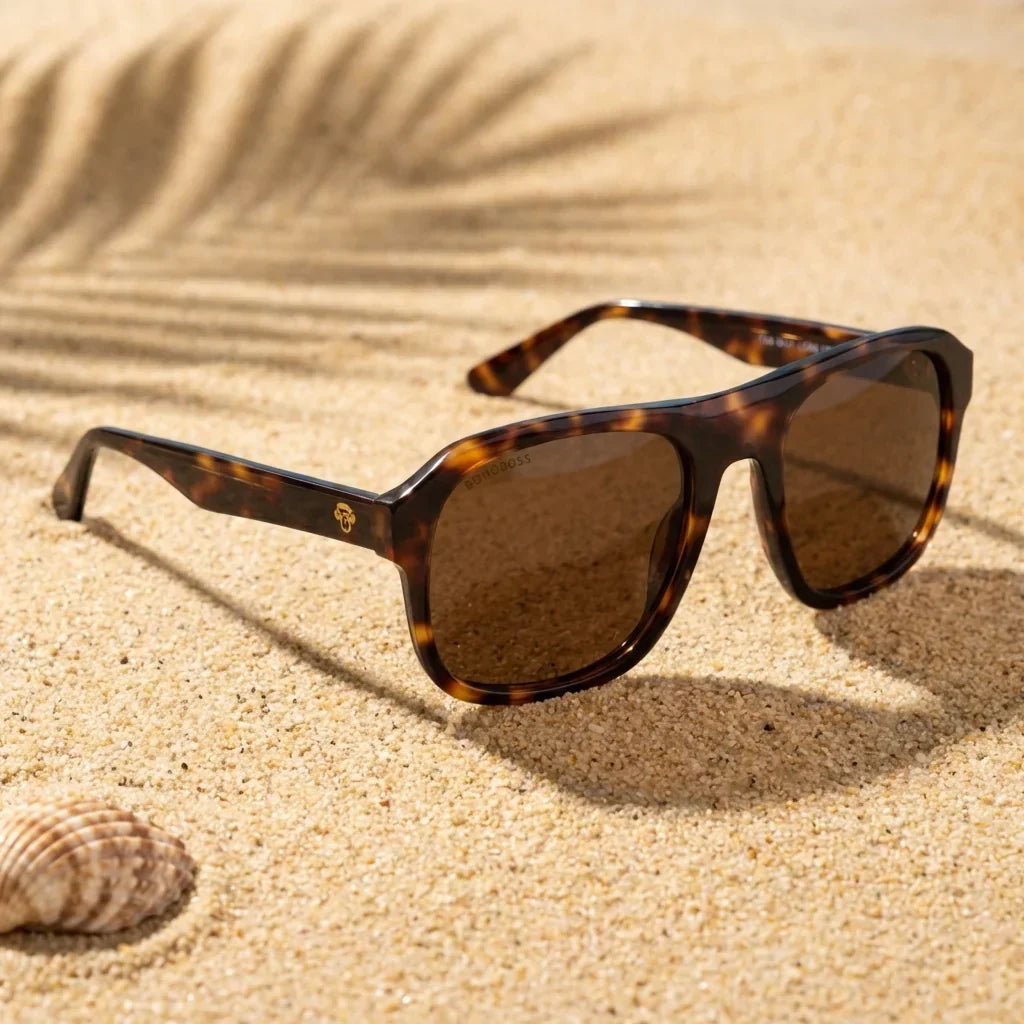 Tom oval sunglasses with polarized lenses, bio-acetate frame · ReFramed, photo 27 of 30