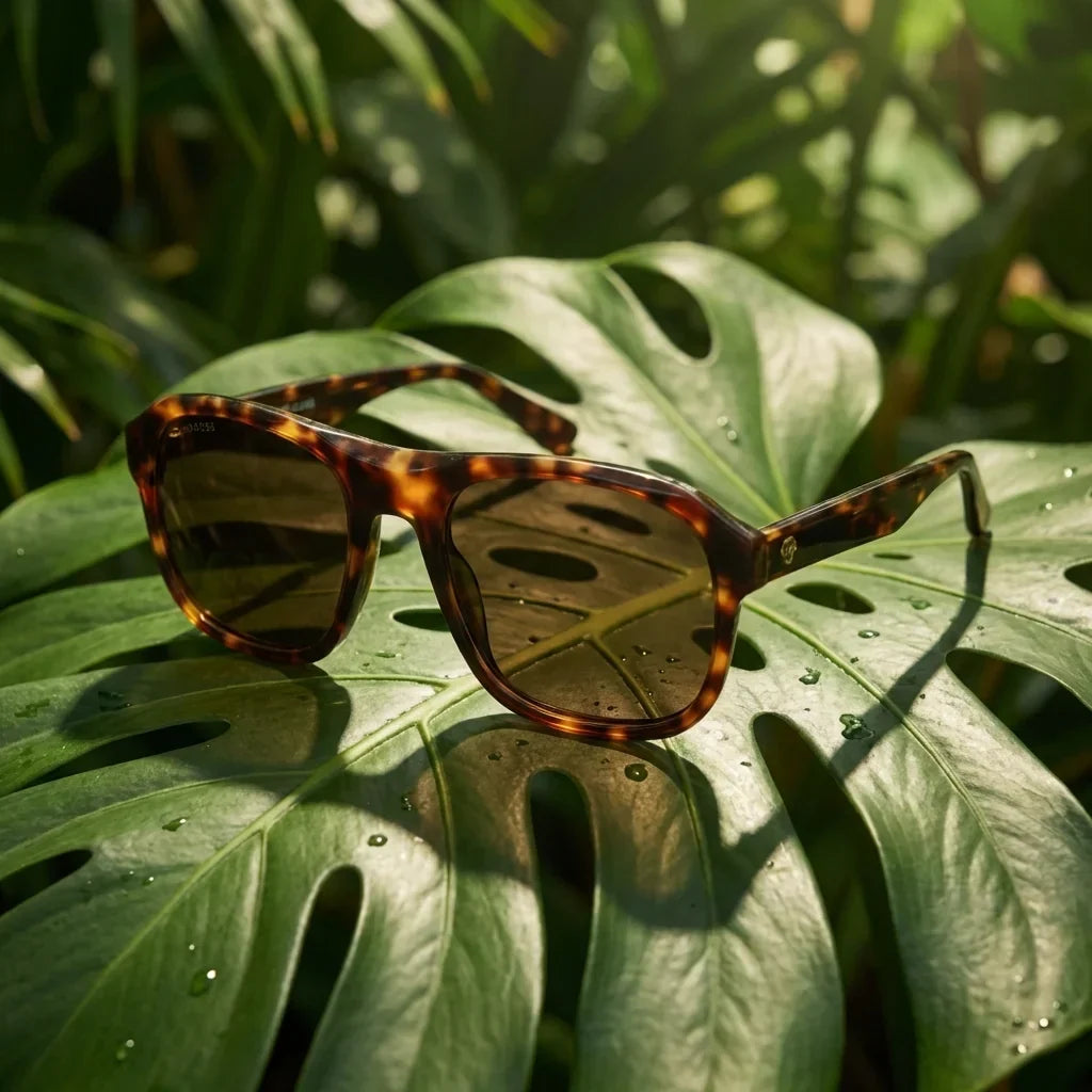 Tom oval sunglasses with polarized lenses, bio-acetate frame · ReFramed, photo 26 of 30