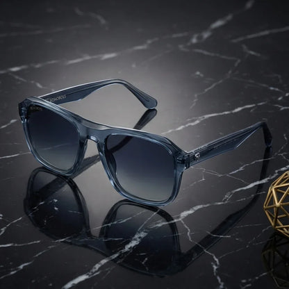 Tom Oval Polarized Sunglasses in Bio-Acetate