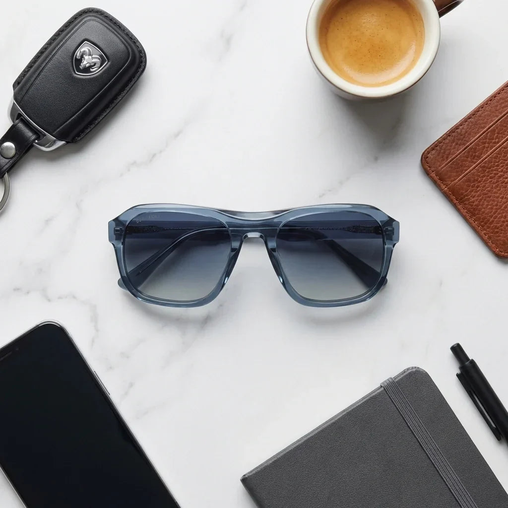 Tom Oval Polarized Sunglasses in Bio-Acetate