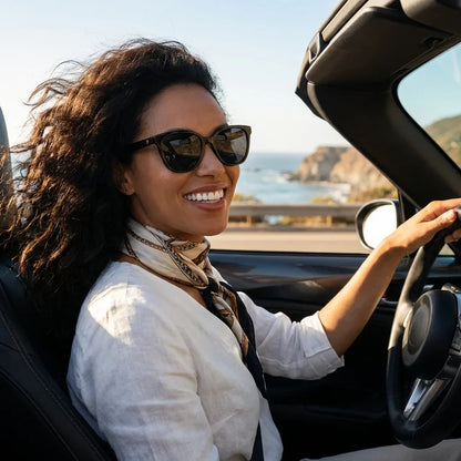Tiare cat eye sunglasses with polarized lenses, bio-acetate frame · ReFramed, photo 14 of 30