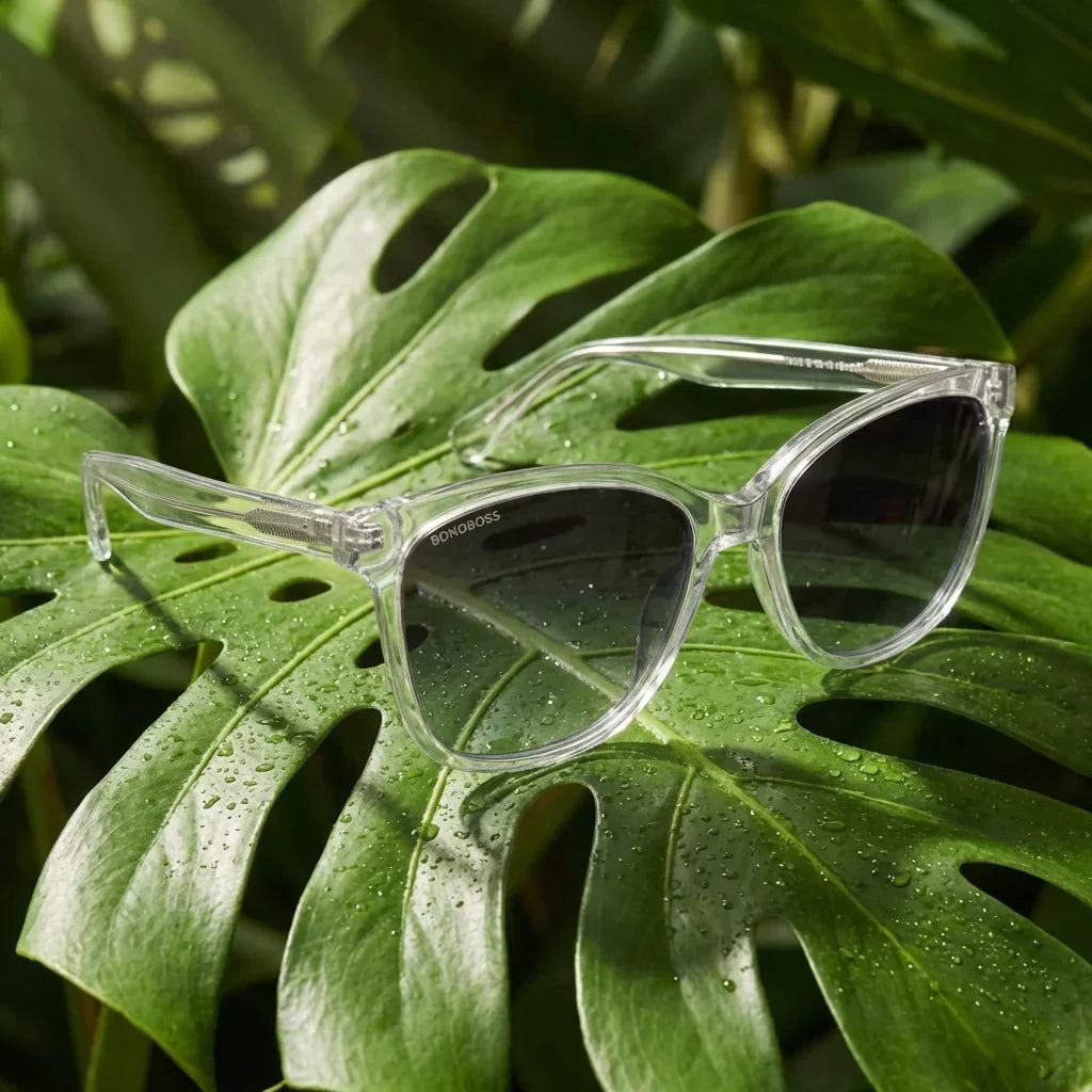Tiare cat eye sunglasses with polarized lenses, bio-acetate frame · ReFramed, photo 27 of 30
