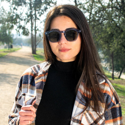 Lenga oval sunglasses with polarized lenses, bio-acetate frame · ReFramed, photo 27 of 30