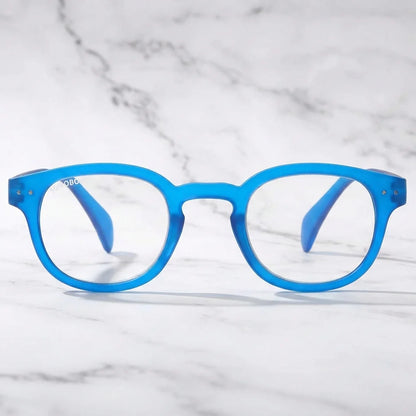 Hawaii Matte Blue recycled plastic reading glasses, matte light blue frame · ReFramed, photo 5 of 11