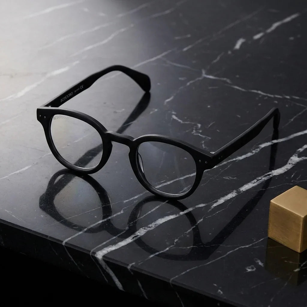 Hawaii Black recycled plastic reading glasses, matte black frame · ReFramed, photo 4 of 7