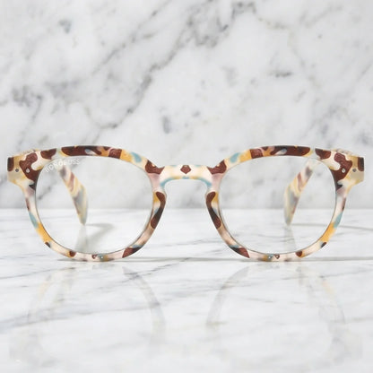 Hawaii Blue recycled plastic reading glasses, blue frame · ReFramed, photo 9 of 10