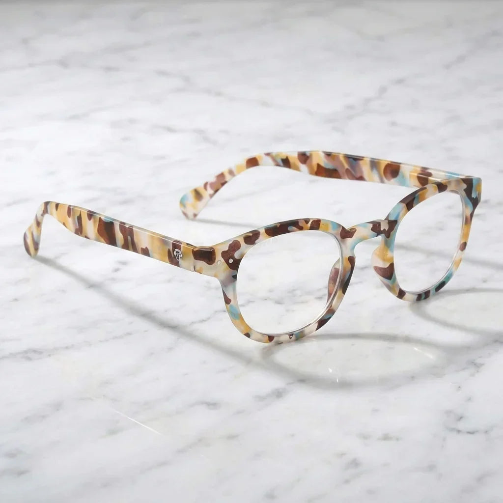 Hawaii Blue recycled plastic reading glasses, blue frame · ReFramed, photo 4 of 10