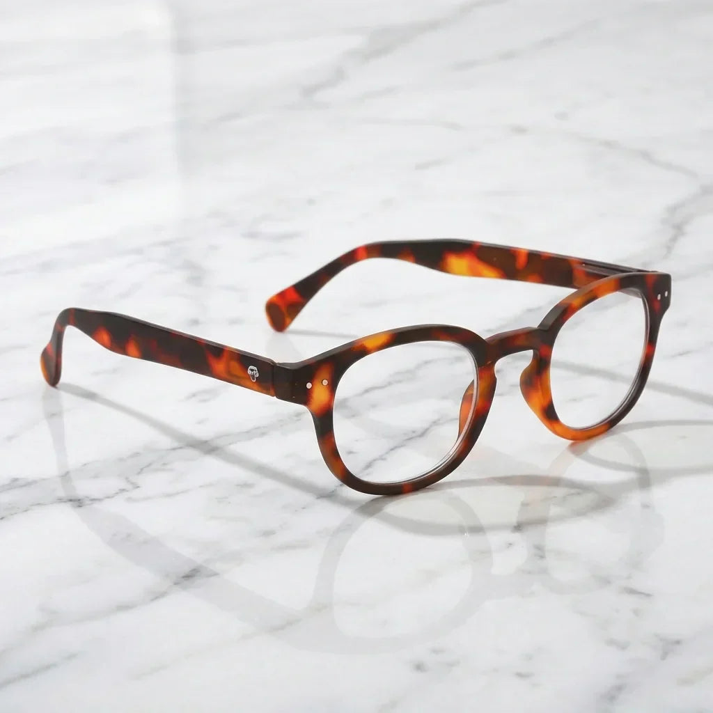 Hawaii Tortoise recycled plastic reading glasses, tortoise frame · ReFramed, photo 4 of 9