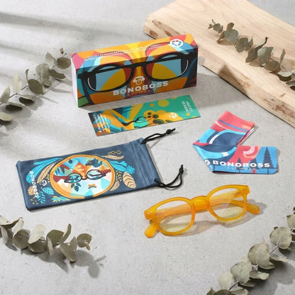 Hawaii Yellow recycled plastic reading glasses, yellow frame · ReFramed, photo 3 of 8