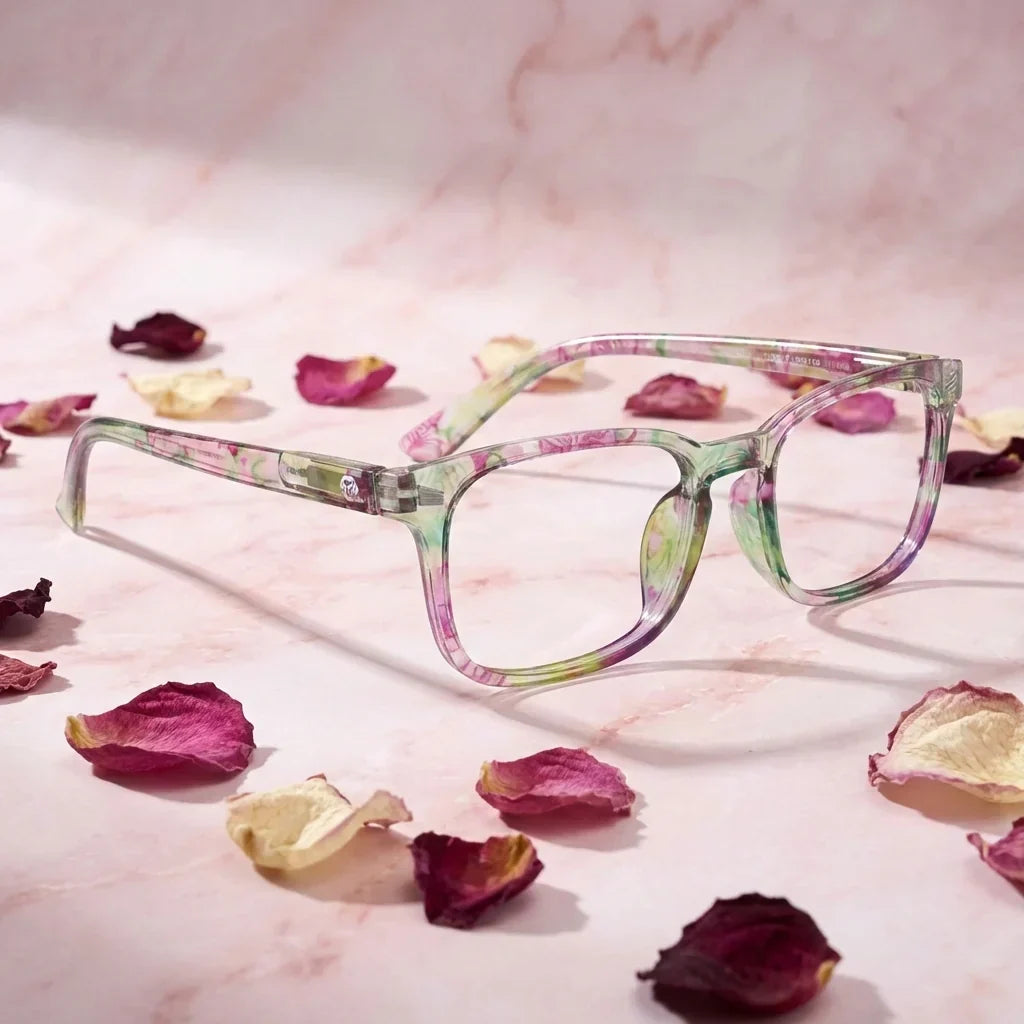 Oncol Pink recycled plastic reading glasses, pink frame · ReFramed, photo 5 of 6