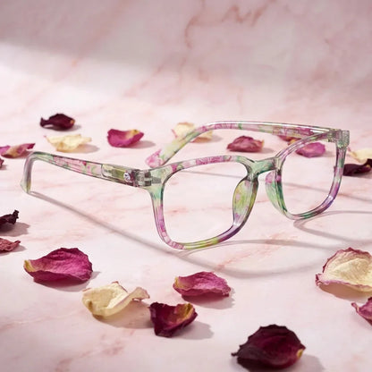 Oncol Pink recycled plastic reading glasses, pink frame · ReFramed, photo 5 of 6