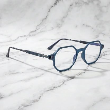 Puerto Octay Blue recycled plastic reading glasses, blue frame · ReFramed, photo 6 of 9