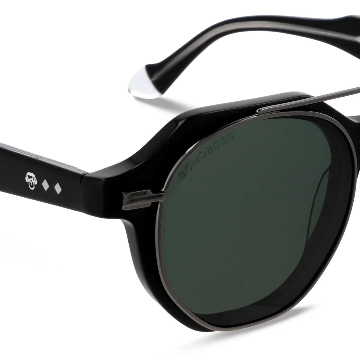 Hermes geometric bio-acetate reading glasses, black frame · ReFramed, photo 29 of 32