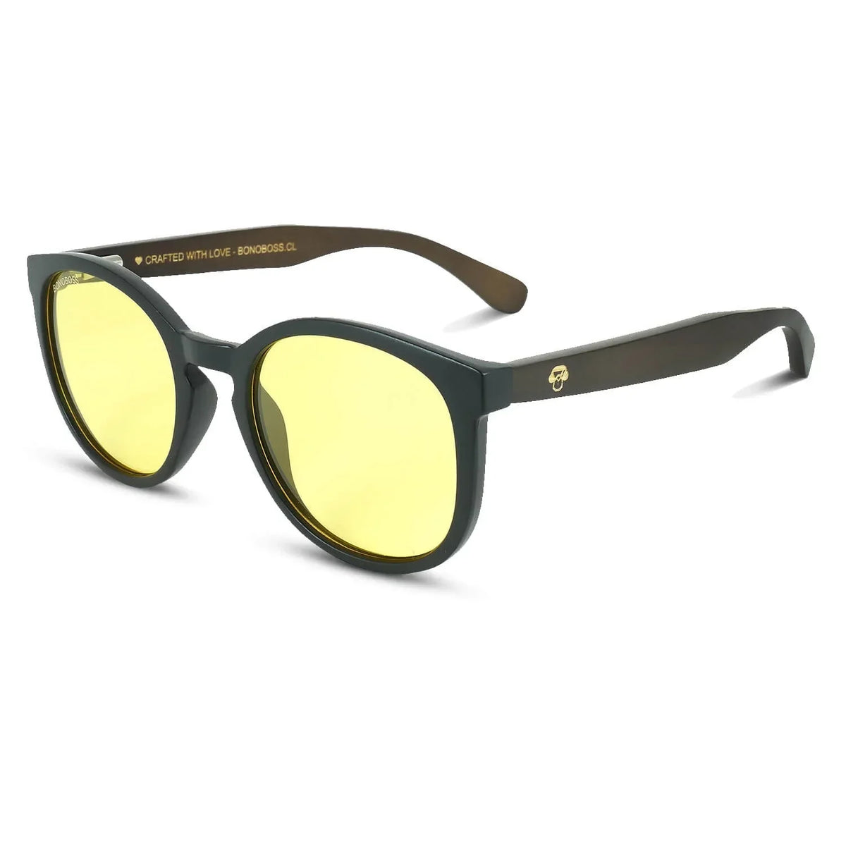 Meli Dark Round Polarized Sunglasses