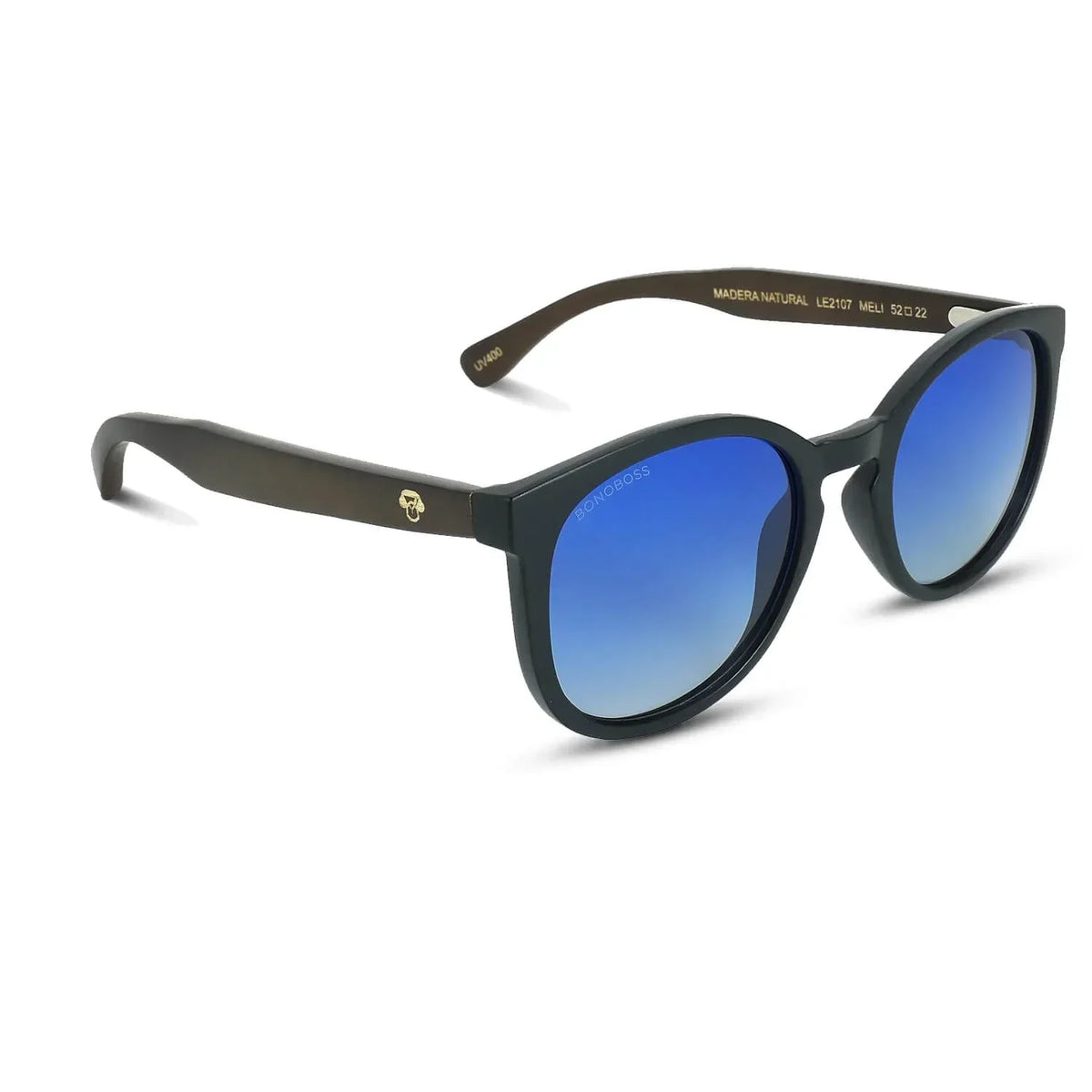 Meli Dark Round Polarized Sunglasses