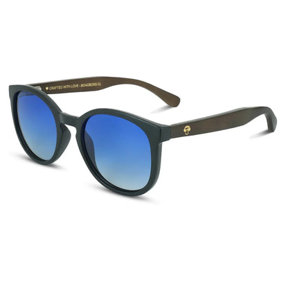 Meli Dark Round Polarized Sunglasses