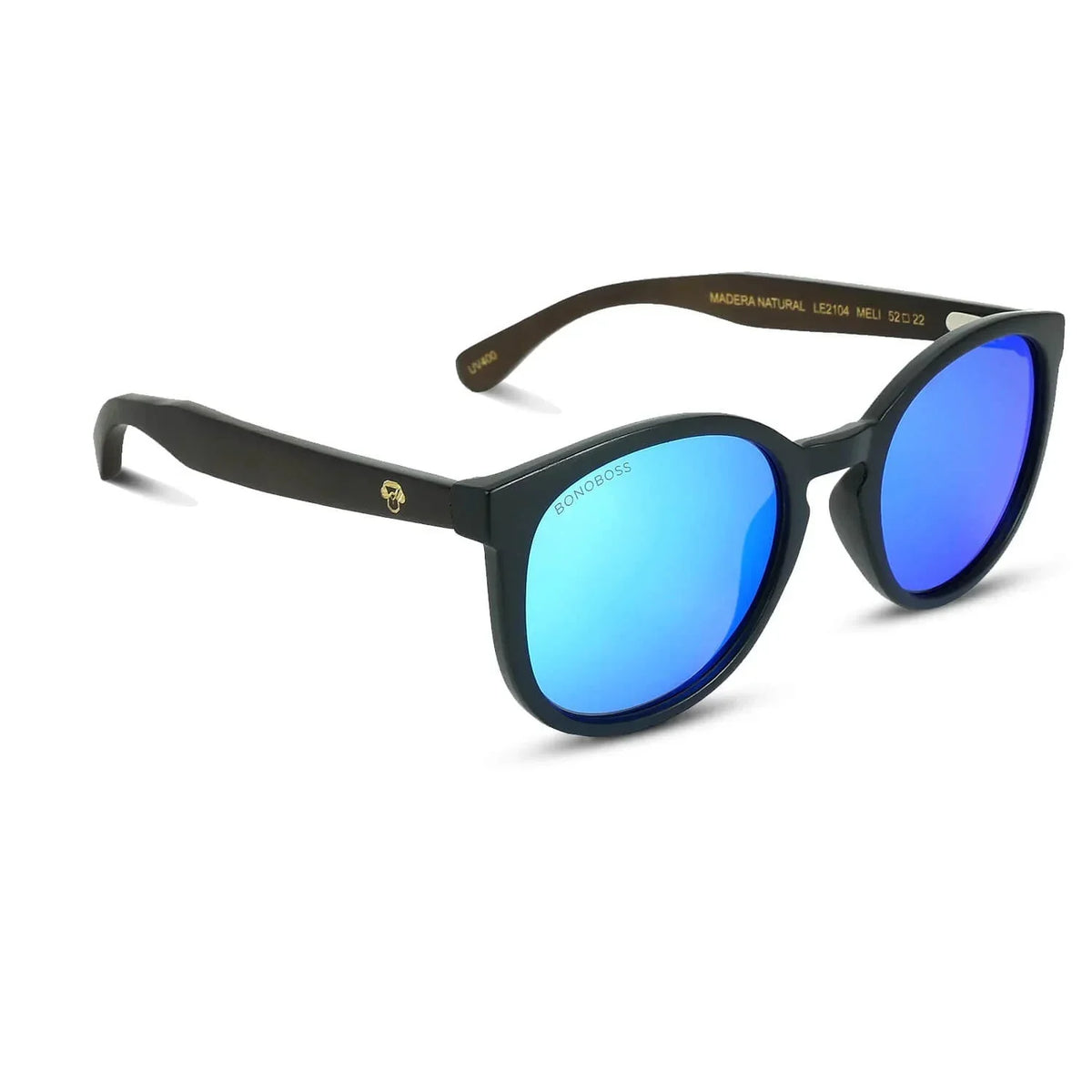 Meli Dark Round Polarized Sunglasses