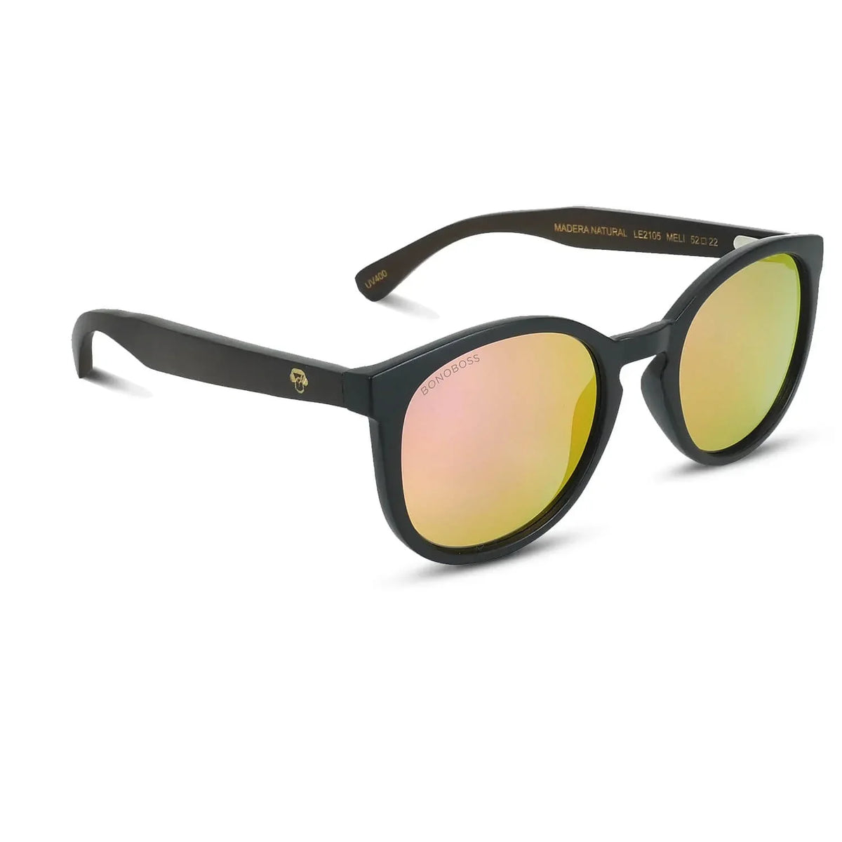 Meli Dark Round Polarized Sunglasses