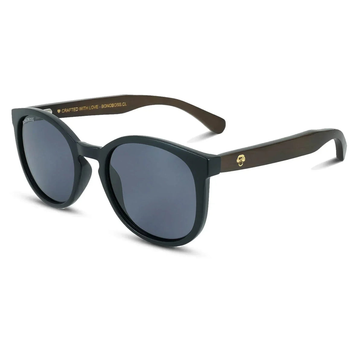 Meli Dark Round Polarized Sunglasses