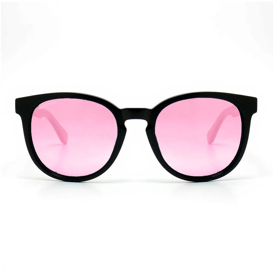 Meli Dark Round Polarized Sunglasses