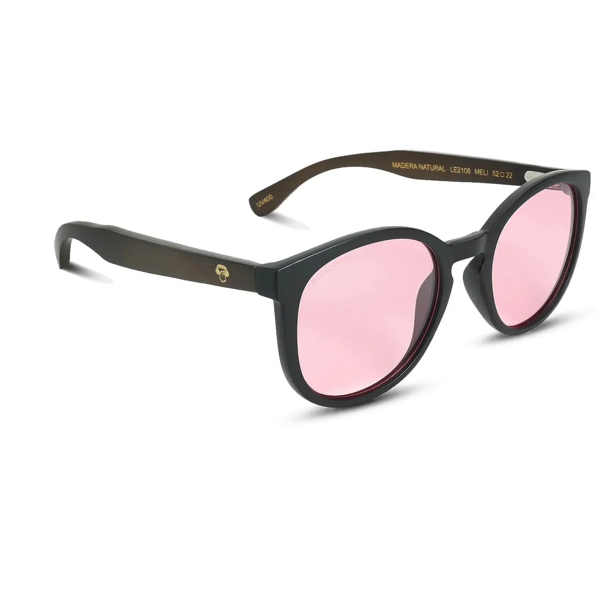 Meli Dark Round Polarized Sunglasses