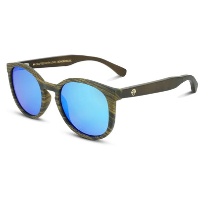 Meli Ebony Round Polarized Sunglasses