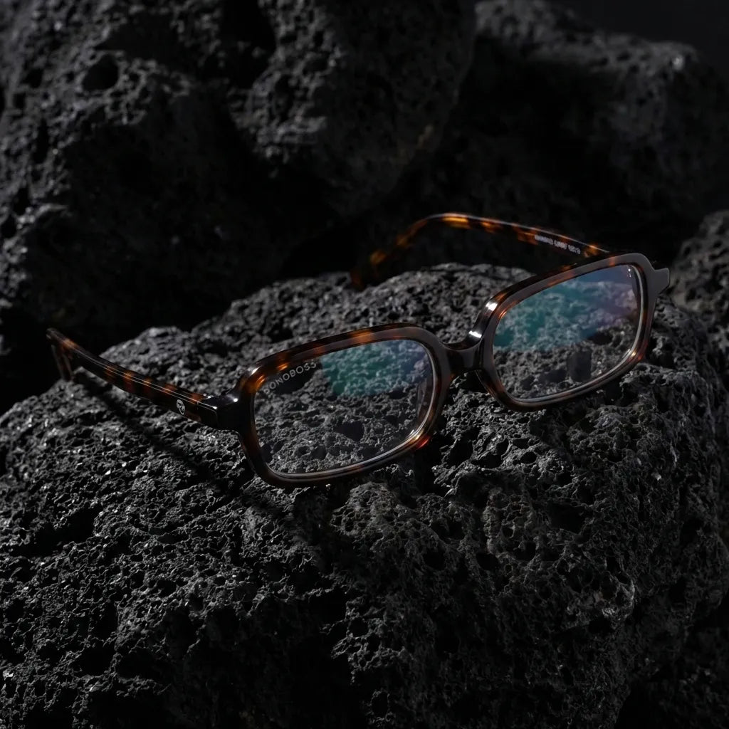 Navarino rectangular bio-acetate reading glasses, tortoise frame · ReFramed, photo 3 of 50