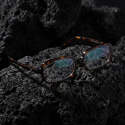 Navarino rectangular bio-acetate reading glasses, tortoise frame · ReFramed, photo 3 of 50