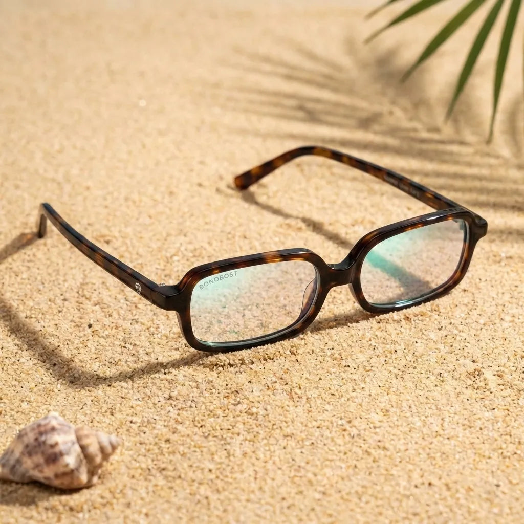 Navarino rectangular bio-acetate reading glasses, tortoise frame · ReFramed, photo 17 of 50