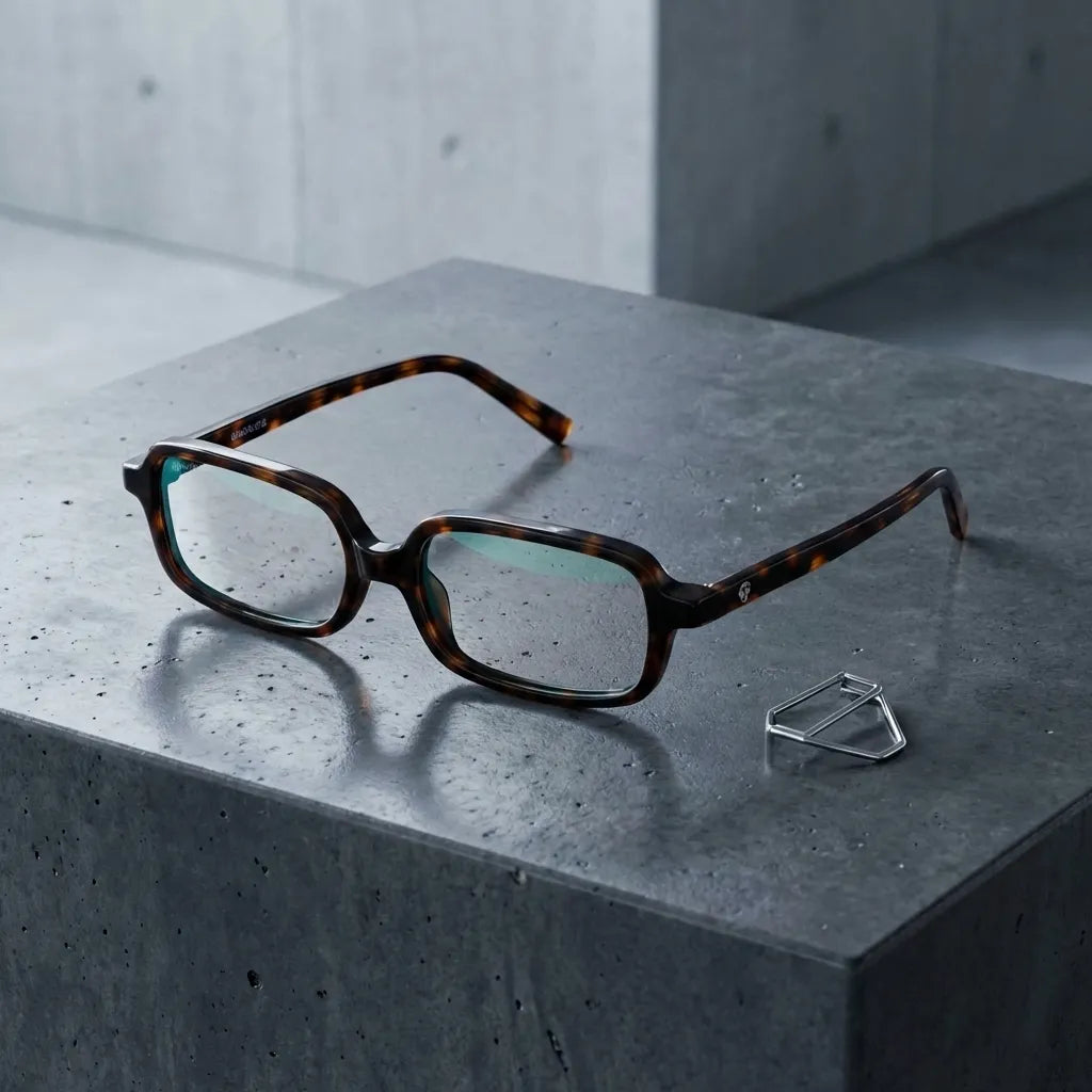 Navarino rectangular bio-acetate reading glasses, tortoise frame · ReFramed, photo 18 of 50