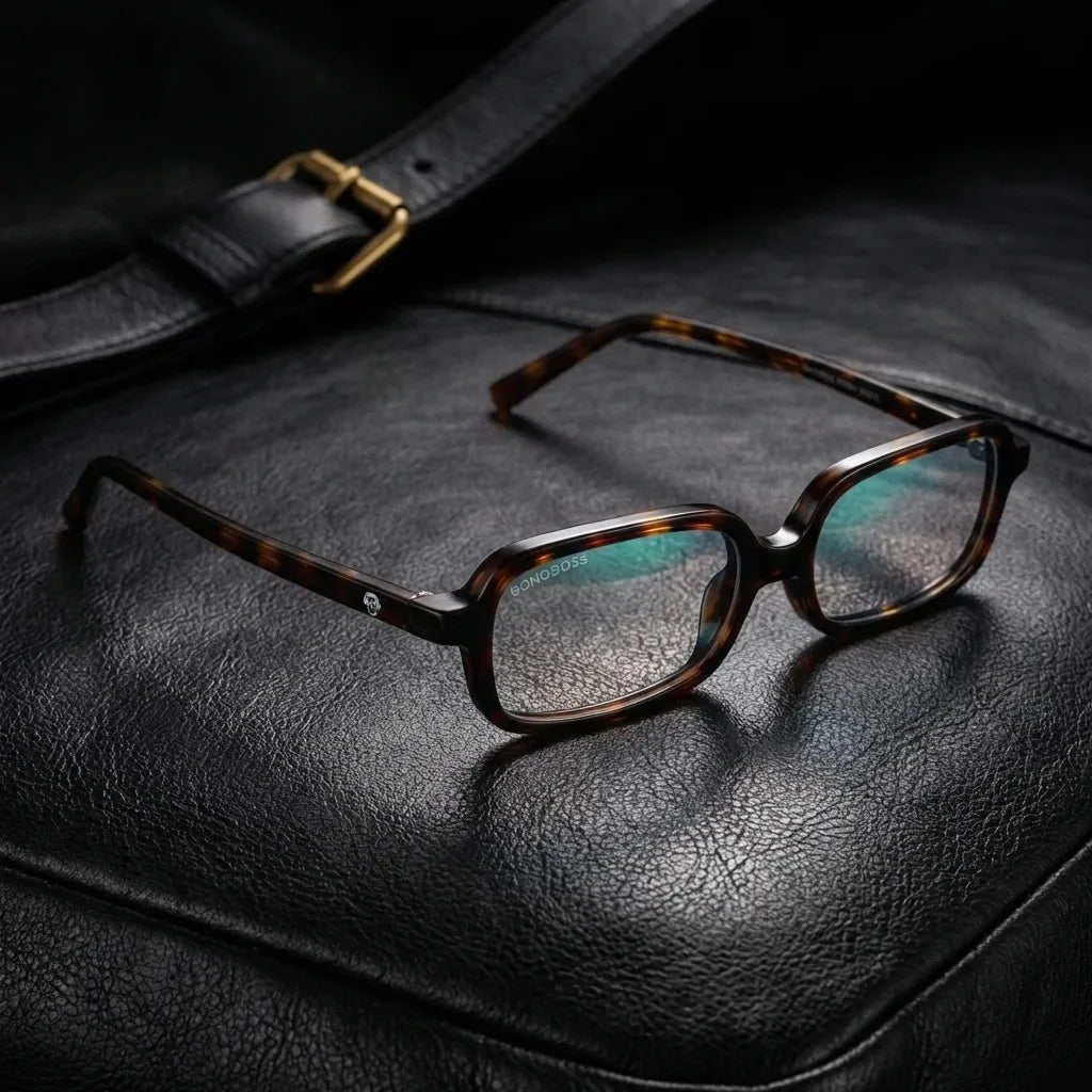 Navarino rectangular bio-acetate reading glasses, tortoise frame · ReFramed, photo 19 of 50