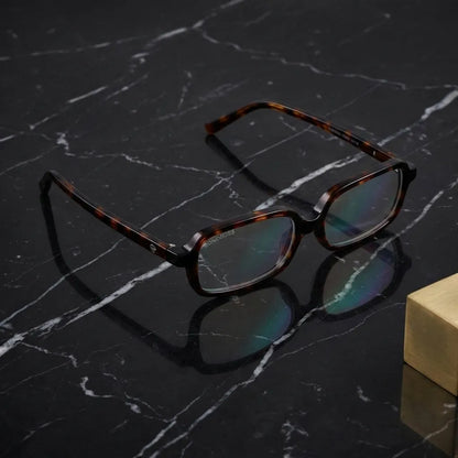 Navarino rectangular bio-acetate reading glasses, tortoise frame · ReFramed, photo 20 of 50
