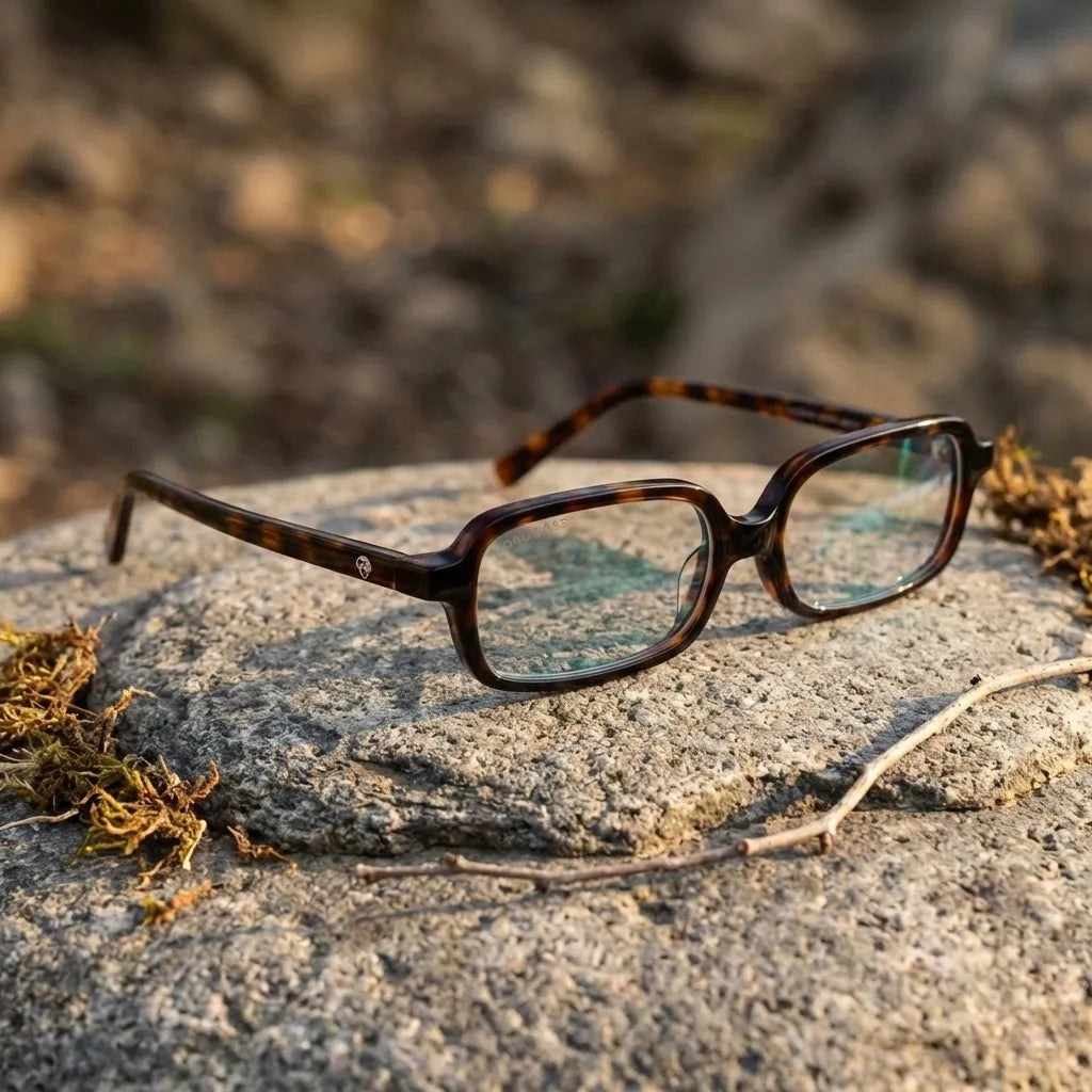 Navarino rectangular bio-acetate reading glasses, tortoise frame · ReFramed, photo 22 of 50