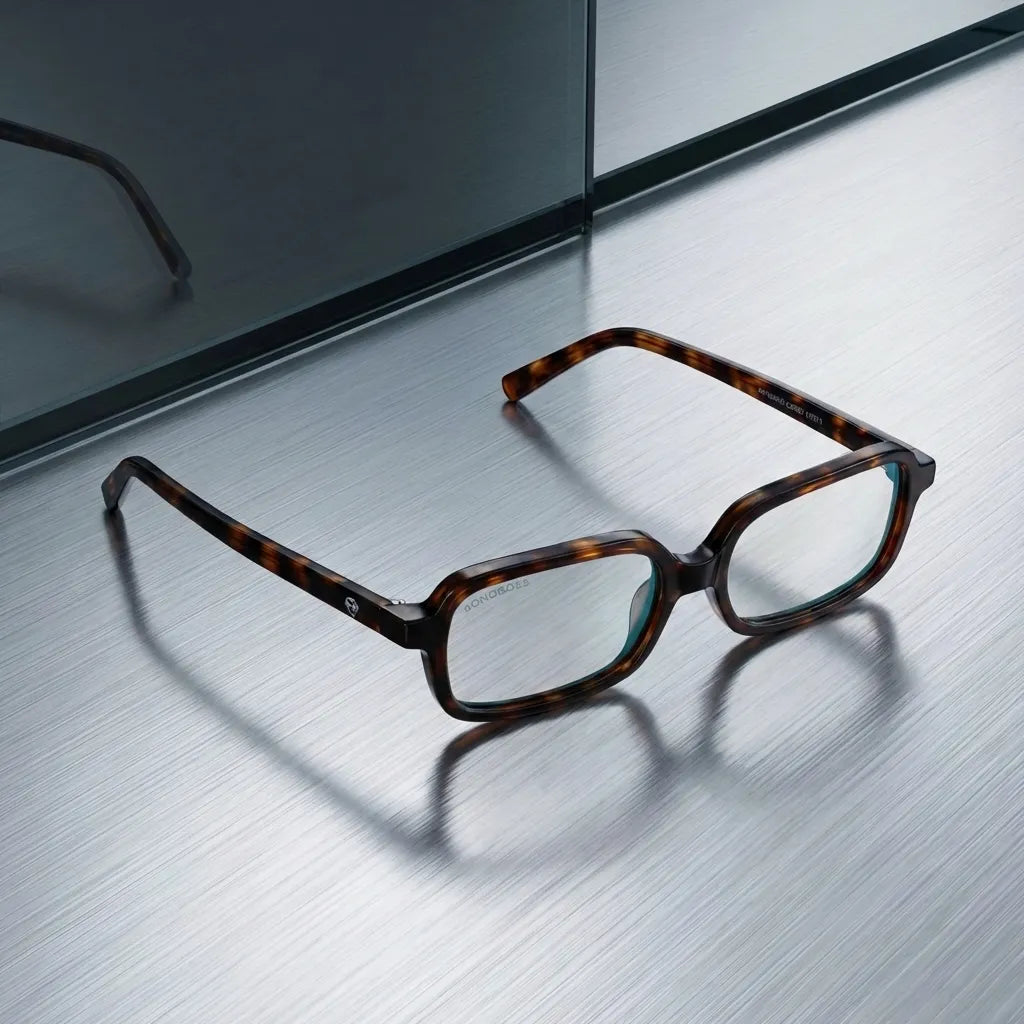 Navarino rectangular bio-acetate reading glasses, tortoise frame · ReFramed, photo 23 of 50