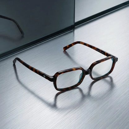 Navarino rectangular bio-acetate reading glasses, tortoise frame · ReFramed, photo 23 of 50