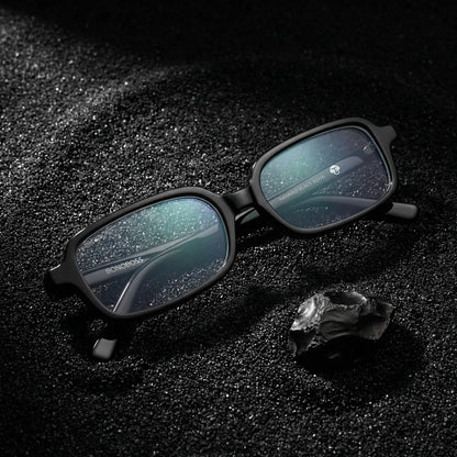 Navarino rectangular bio-acetate reading glasses, black frame · ReFramed, photo 7 of 50