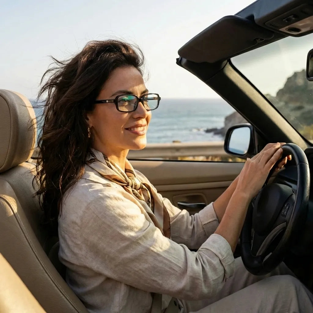 Navarino rectangular bio-acetate reading glasses, black frame · ReFramed, photo 11 of 50