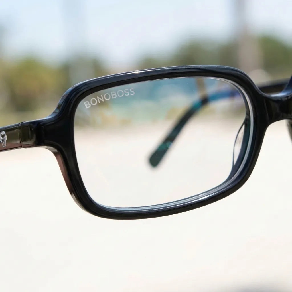 Navarino rectangular bio-acetate reading glasses, black frame · ReFramed, photo 14 of 50