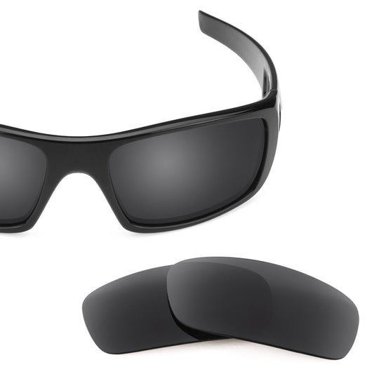 Oakley Crankshaft OO9239 replacement lenses — Stealth Black polarized sunglass lens, 100% UV | ReFramed