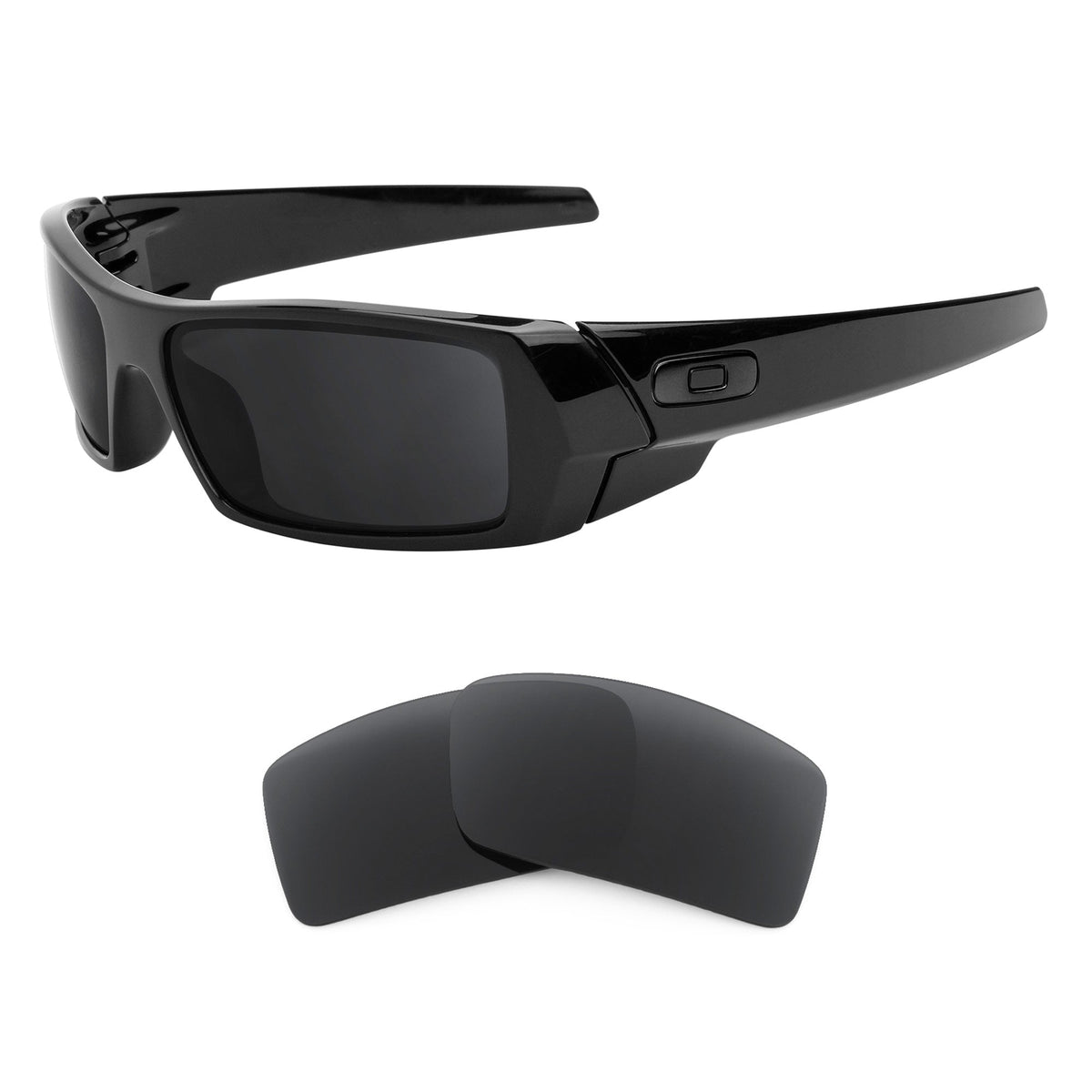 Oakley Gascan OO9014 replacement lenses — Dark Brown polarized sunglass lens, 100% UV | ReFramed