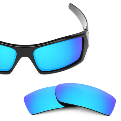 Oakley Gascan OO9014 replacement lenses — Ice Blue MirrorShield® polarized sunglass lens, 100% UV | ReFramed