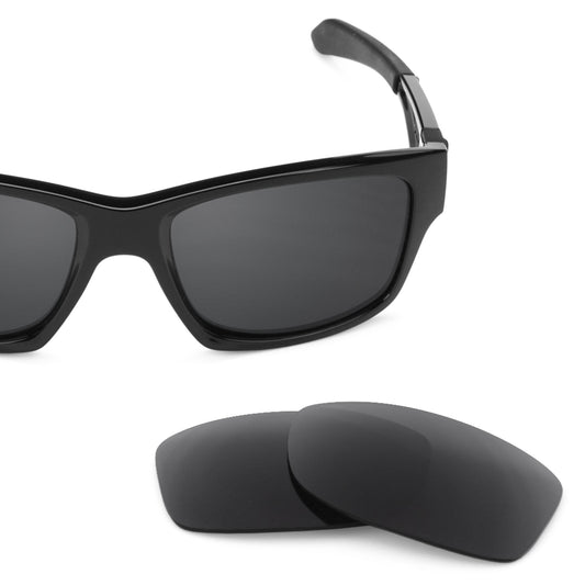 Oakley Jupiter Squared OO9135 replacement lenses — Stealth Black polarized sunglass lens, 100% UV | ReFramed